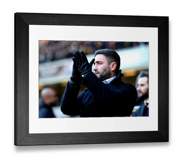 Framed Print : Johnson Leads Bristol City at Molineux against Wolverhampton Wanderers (December 2016)