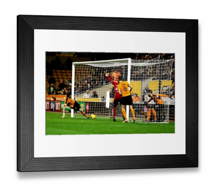 Framed Print : Marlon Pack Header Cleared Off the Line by Richard Stearman in Wolverhampton Wanderers vs. Bristol City (December 2016) Framed Print : Marlon Pack Header Cleared Off the Line by Richard Stearman in Wolverhampton Wanderers vs. Bristol City (December 2016)