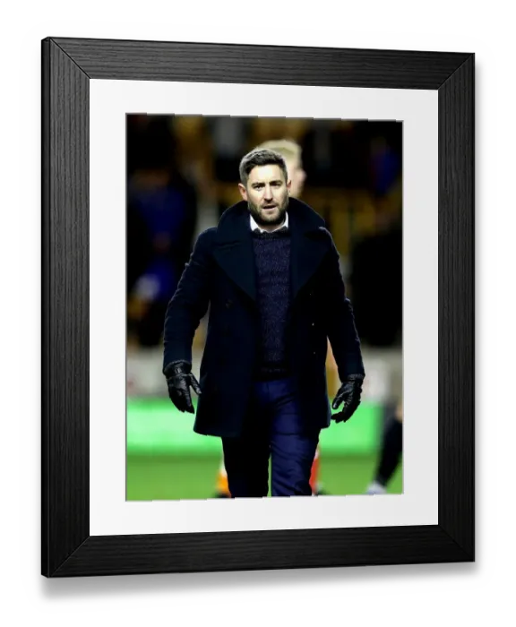 Framed Print : Disappointment for Lee Johnson as Last-Minute Goal is Denied to Marlon Pack in Wolverhampton Wanderers vs. Bristol City Framed Print : Disappointment for Lee Johnson as Last-Minute Goal is Denied to Marlon Pack in Wolverhampton Wanderers vs. Bristol City