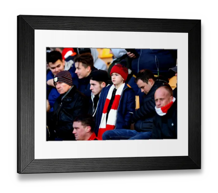 Framed Print : A Sea of Passion: Bristol City Fans at Molineux during Sky Bet Championship Clash against Wolverhampton Wanderers (December 2016) Framed Print : A Sea of Passion: Bristol City Fans at Molineux during Sky Bet Championship Clash against Wolverhampton Wanderers (December 2016)