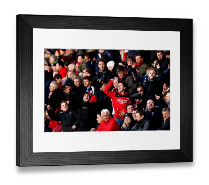 Framed Print : Bristol City Fans at Molineux: Sky Bet Championship Match Against Wolverhampton Wanderers (December 2016) Framed Print : Bristol City Fans at Molineux: Sky Bet Championship Match Against Wolverhampton Wanderers (December 2016)