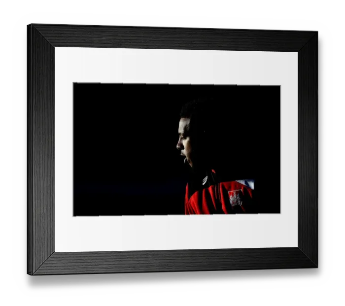 Framed Print : Scott Golbourne Emerges from Shadows: Wolverhampton Wanderers vs. Bristol City, 2016