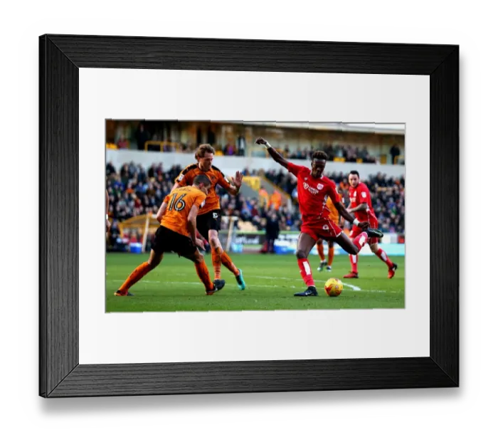 Framed Print : Tammy Abraham's Strike: Wolverhampton Wanderers vs. Bristol City (December 2016) Framed Print : Tammy Abraham's Strike: Wolverhampton Wanderers vs. Bristol City (December 2016)