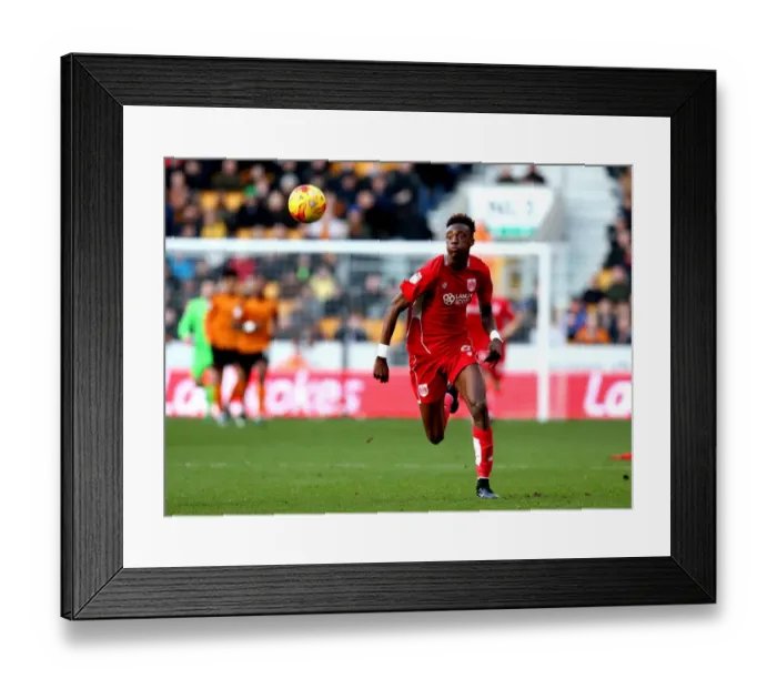 Framed Print : Chasing Glory: Tammy Abraham Pursues the Ball against Wolverhampton Wanderers, December 2016 Framed Print : Chasing Glory: Tammy Abraham Pursues the Ball against Wolverhampton Wanderers, December 2016