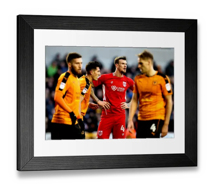 Framed Print : Aden Flint of Bristol City in Action Against Wolverhampton Wanderers, Sky Bet Championship, December 2016 Framed Print : Aden Flint of Bristol City in Action Against Wolverhampton Wanderers, Sky Bet Championship, December 2016