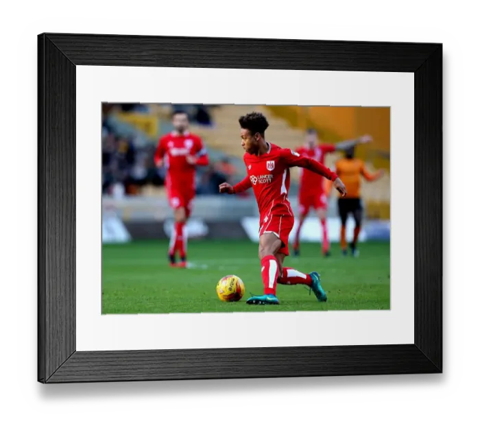Framed Print : Bobby Reid of Bristol City Faces Off Against Wolverhampton Wanderers in Sky Bet Championship Clash Framed Print : Bobby Reid of Bristol City Faces Off Against Wolverhampton Wanderers in Sky Bet Championship Clash