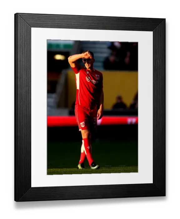Framed Print : Joe Bryan vs. Wolverhampton Wanderers: Intense Clash in Sky Bet Championship Football