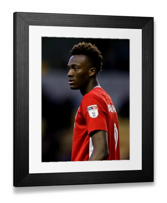 Framed Print : Tammy Abraham in Action: Sky Bet Championship Showdown between Wolverhampton Wanderers and Bristol City (December 2016)