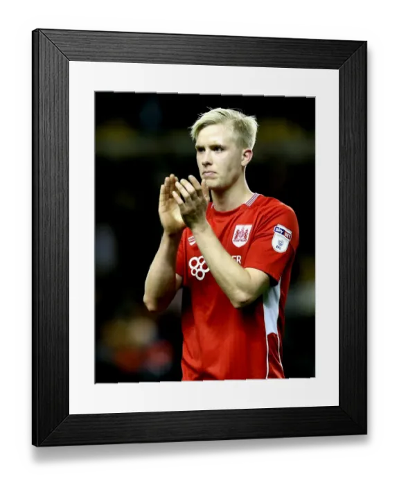 Framed Print : Hordur Magnusson of Bristol City Faces Off Against Wolverhampton Wanderers in Championship Clash Framed Print : Hordur Magnusson of Bristol City Faces Off Against Wolverhampton Wanderers in Championship Clash