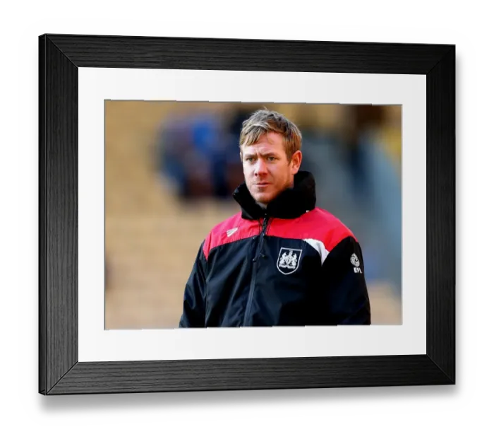 Framed Print : Dean Holden of Bristol City During Wolverhampton Wanderers vs. Bristol City Championship Match, December 2016