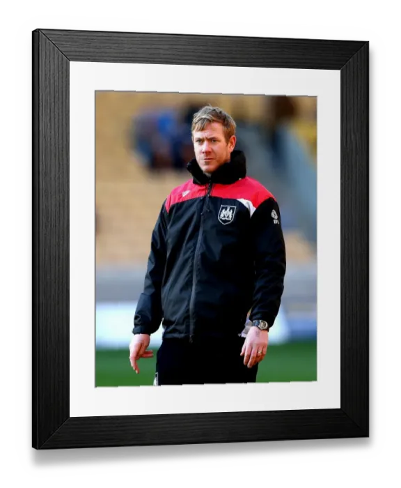 Framed Print : Dean Holden of Bristol City at Molineux during Wolverhampton Wanderers vs. Bristol City Championship Match, 2016