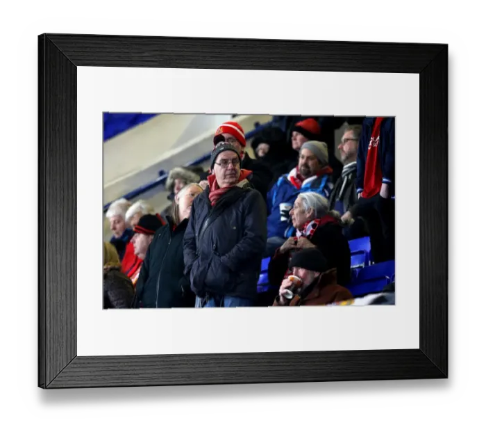 Framed Print : Bristol City Fans Cheer at Portman Road during Sky Bet Championship Match against Ipswich Town (December 2016) Framed Print : Bristol City Fans Cheer at Portman Road during Sky Bet Championship Match against Ipswich Town (December 2016)