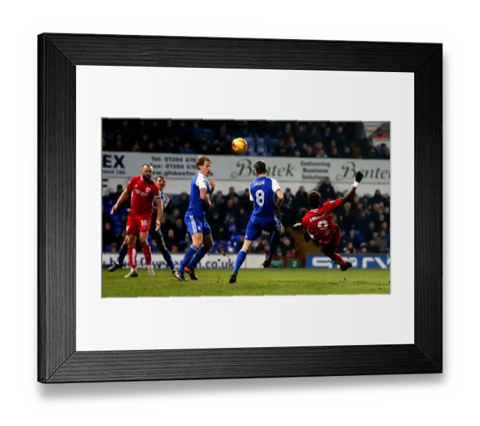 Framed Print : Tammy Abraham's Shot at Glory: Ipswich Town vs. Bristol City, Sky Bet Championship (December 2016) Framed Print : Tammy Abraham's Shot at Glory: Ipswich Town vs. Bristol City, Sky Bet Championship (December 2016)
