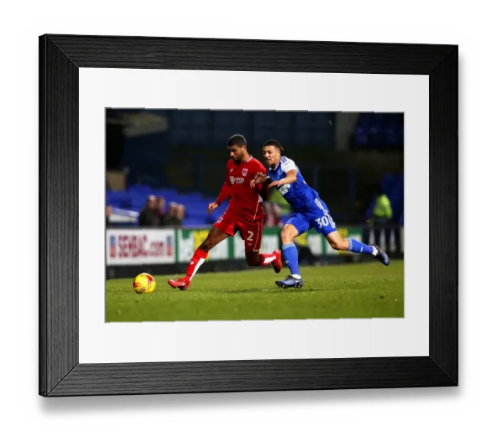 Framed Print : Mark Little Outmaneuvers Myles Kenlock in Sky Bet Championship Clash Framed Print : Mark Little Outmaneuvers Myles Kenlock in Sky Bet Championship Clash