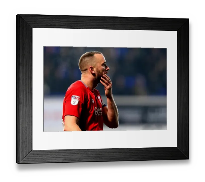 Framed Print : Aaron Wilbraham of Bristol City Ponders at Portman Road during Ipswich Town vs. Bristol City Championship Match, December 2016 Framed Print : Aaron Wilbraham of Bristol City Ponders at Portman Road during Ipswich Town vs. Bristol City Championship Match, December 2016