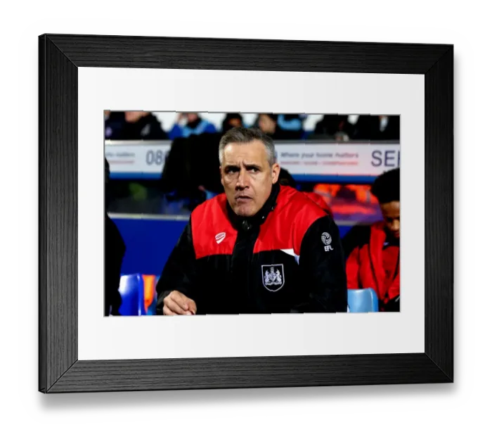 Framed Print : John Pemberton Leads Bristol City at Ipswich Town, Sky Bet Championship (December 2016)