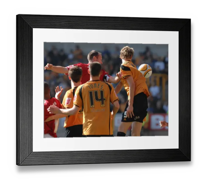 Framed Print : Wolves vs. Bristol City: A Football Rivalry - Season 08-09 Framed Print : Wolves vs. Bristol City: A Football Rivalry - Season 08-09