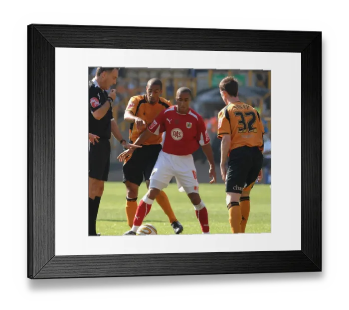 Framed Print : Wolves vs. Bristol City: A Football Rivalry - Season 08-09