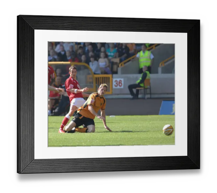 Framed Print : Wolves vs. Bristol City: A Football Rivalry - Season 08-09