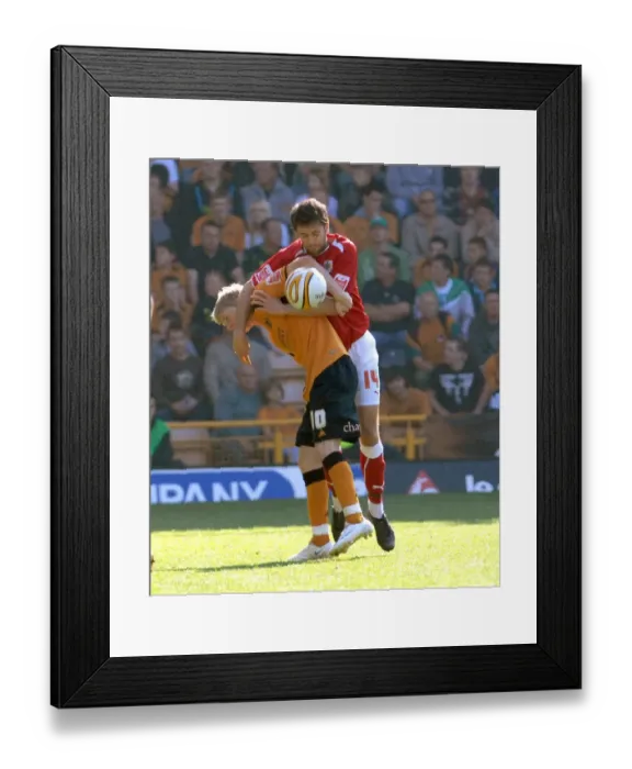 Framed Print : Wolves vs. Bristol City: A Football Rivalry - Season 08-09 Framed Print : Wolves vs. Bristol City: A Football Rivalry - Season 08-09