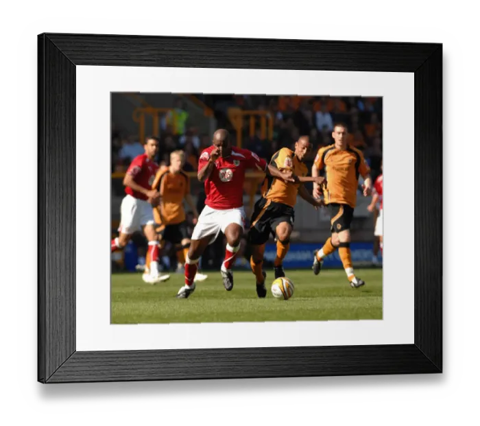 Framed Print : Wolves vs. Bristol City: A Football Rivalry - Season 08-09