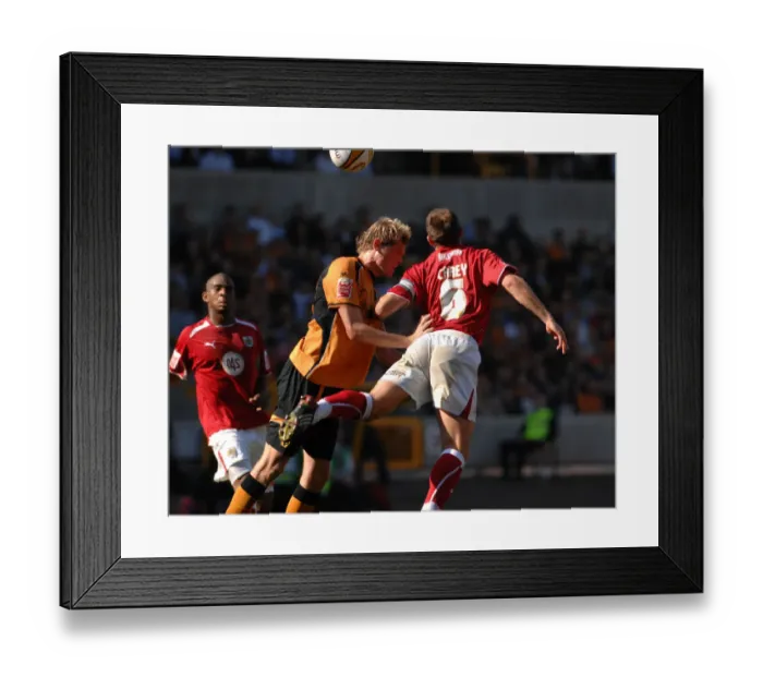 Framed Print : Wolves vs. Bristol City: A Football Rivalry - Season 08-09