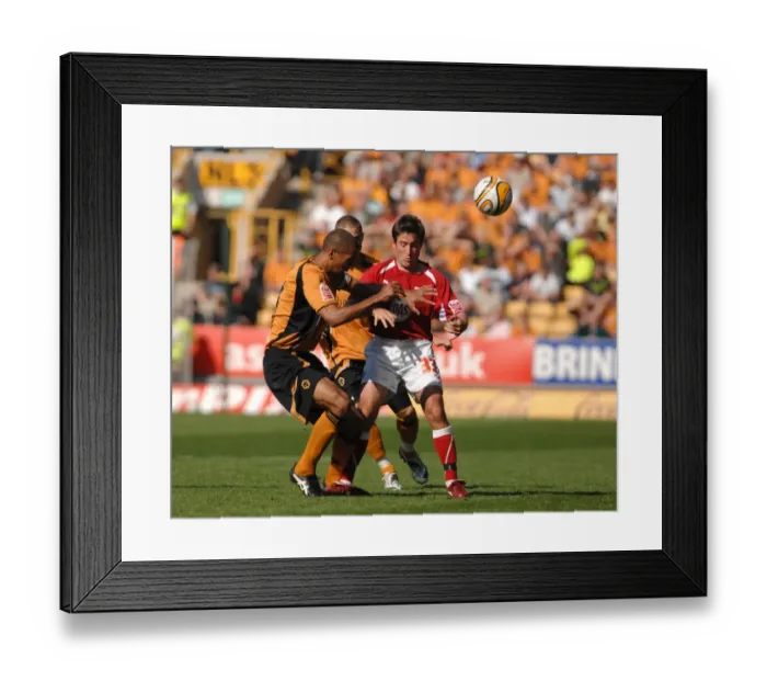 Framed Print : Wolves vs. Bristol City: A Football Rivalry - Season 08-09 Framed Print : Wolves vs. Bristol City: A Football Rivalry - Season 08-09