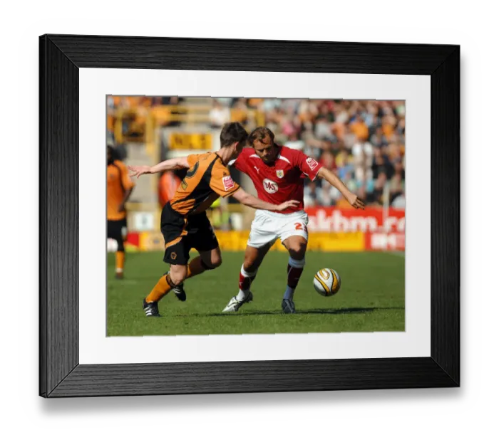 Framed Print : Wolves vs. Bristol City: A Football Rivalry - Season 08-09 Framed Print : Wolves vs. Bristol City: A Football Rivalry - Season 08-09