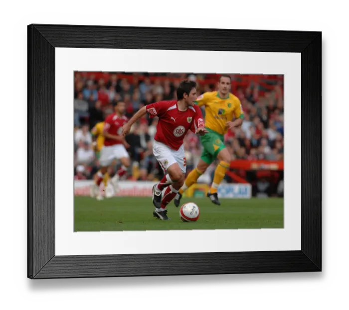 Framed Print : Bristol City vs. Norwich City: A Football Rivalry - Season 08-09 Framed Print : Bristol City vs. Norwich City: A Football Rivalry - Season 08-09