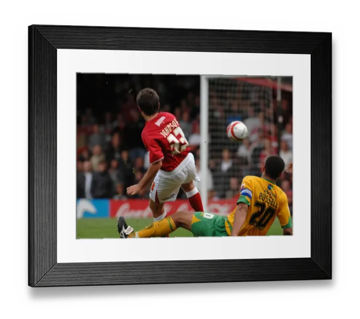 Framed Print : Bristol City vs. Norwich City: A Football Rivalry - Season 08-09 Framed Print : Bristol City vs. Norwich City: A Football Rivalry - Season 08-09