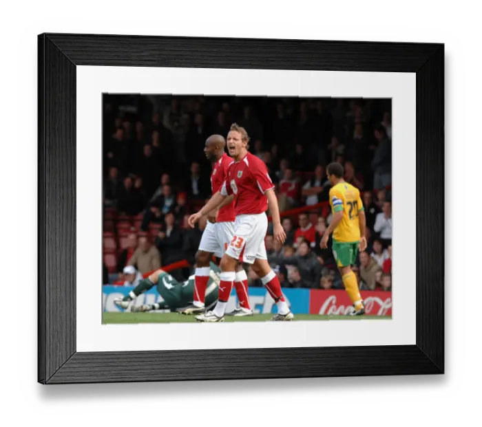 Framed Print : Bristol City vs. Norwich City: A Football Rivalry - Season 8-9