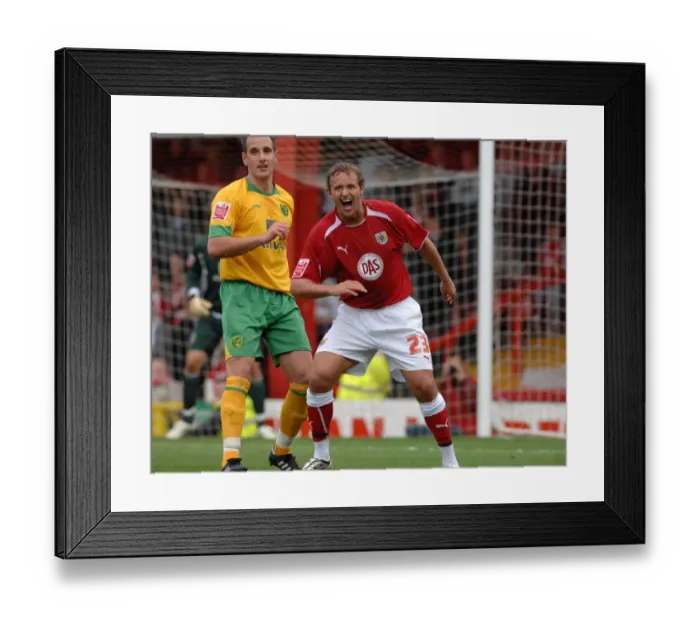 Framed Print : Bristol City vs Norwich City: A Football Rivalry - Season 08-09 Framed Print : Bristol City vs Norwich City: A Football Rivalry - Season 08-09