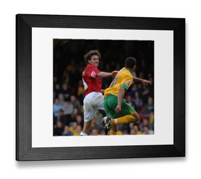 Framed Print : Bristol City vs Norwich City: A Football Rivalry - Season 08-09 Framed Print : Bristol City vs Norwich City: A Football Rivalry - Season 08-09