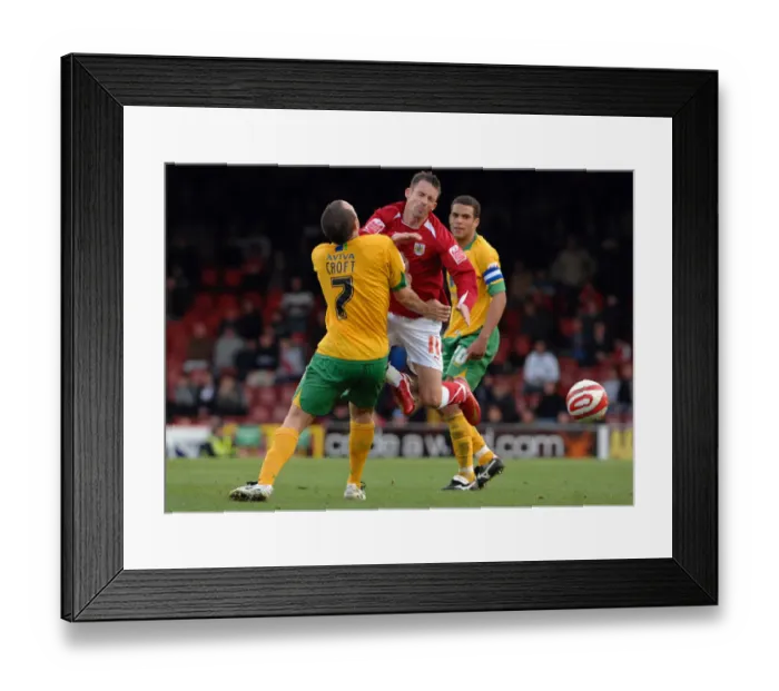 Framed Print : Bristol City vs Norwich City: A Football Rivalry - Season 08-09 Framed Print : Bristol City vs Norwich City: A Football Rivalry - Season 08-09