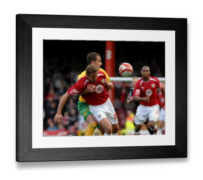 Framed Print : Bristol City vs Norwich City: A Football Rivalry - Season 08-09 Framed Print : Bristol City vs Norwich City: A Football Rivalry - Season 08-09