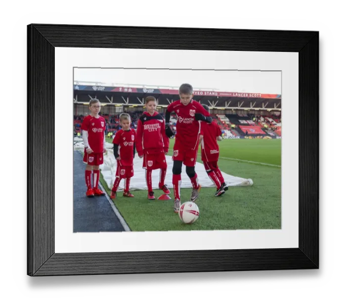 Framed Print : Bristol City vs Reading: Excitement Builds at Ashton Gate with Mascot's Thrill Framed Print : Bristol City vs Reading: Excitement Builds at Ashton Gate with Mascot's Thrill