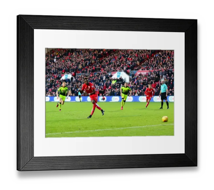 Framed Print : Tammy Abraham Scores Penalty: Bristol City Leads 2-0 Against Reading (January 2017) Framed Print : Tammy Abraham Scores Penalty: Bristol City Leads 2-0 Against Reading (January 2017)