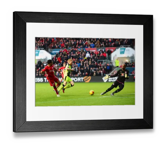 Framed Print : Korey Smith's Shot: Bristol City vs. Reading, Sky Bet Championship, Ashton Gate, 2017 Framed Print : Korey Smith's Shot: Bristol City vs. Reading, Sky Bet Championship, Ashton Gate, 2017