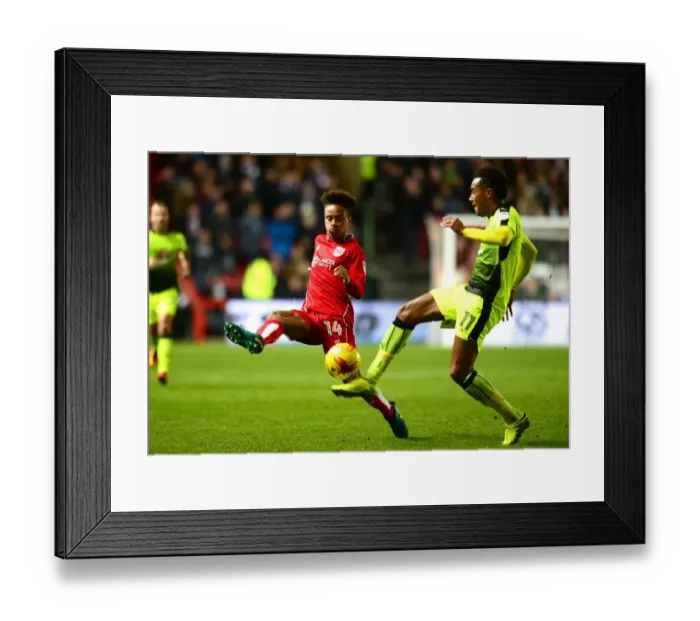 Framed Print : Bobby Reid Closes In: A Tight Battle Between Bristol City's Reid and Reading's Obita at Ashton Gate, 2017 Framed Print : Bobby Reid Closes In: A Tight Battle Between Bristol City's Reid and Reading's Obita at Ashton Gate, 2017