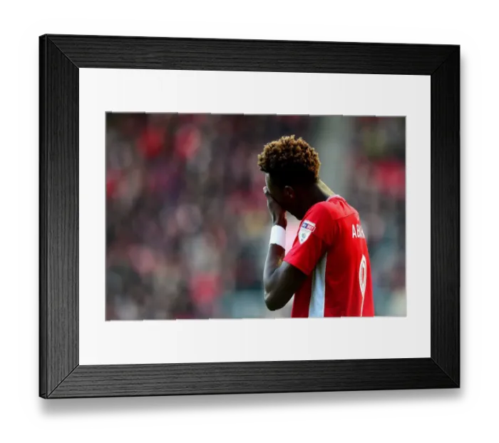 Framed Print : Tammy Abraham's Disappointment: Bristol City v Reading, 2017