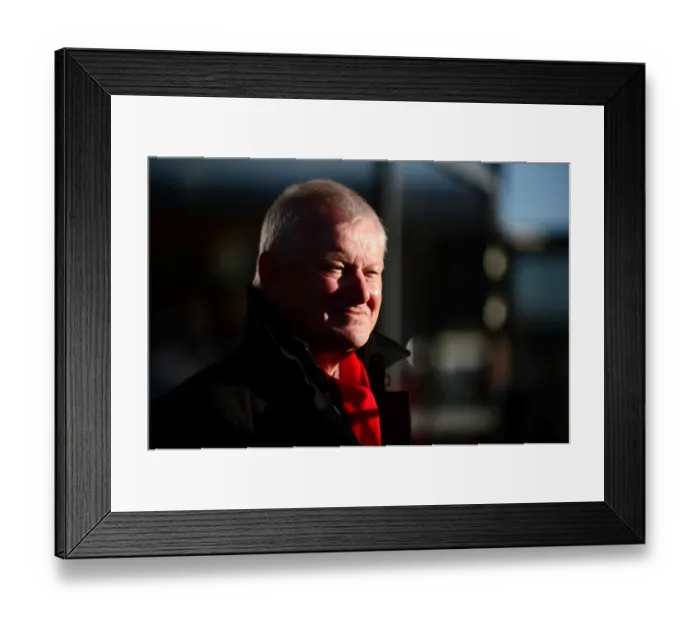 Framed Print : Bristol City FC: Steve Lansdown at Ashton Gate during Bristol City vs Reading, Sky Bet Championship (2017)