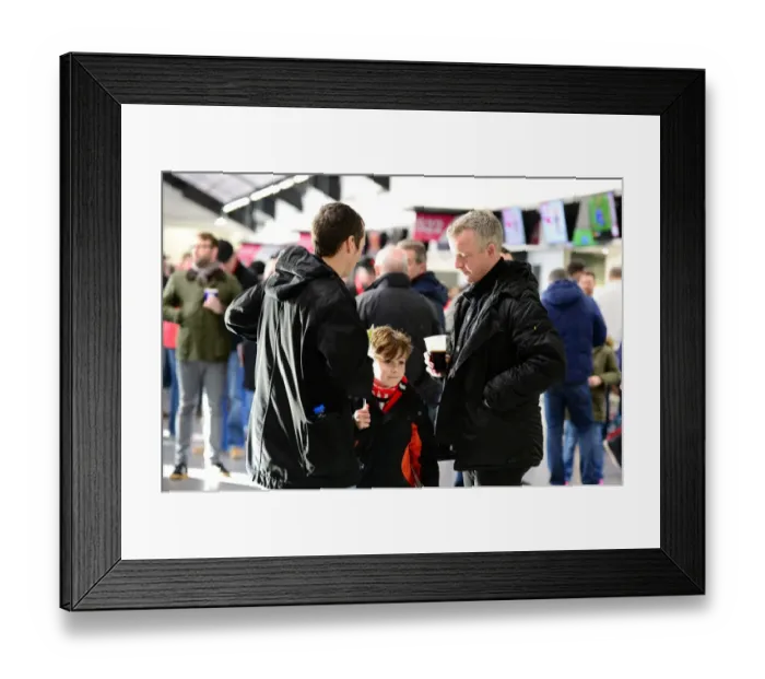 Framed Print : Bristol City Fans in Full Force at Ashton Gate: Sky Bet Championship Match Against Reading (January 2017)