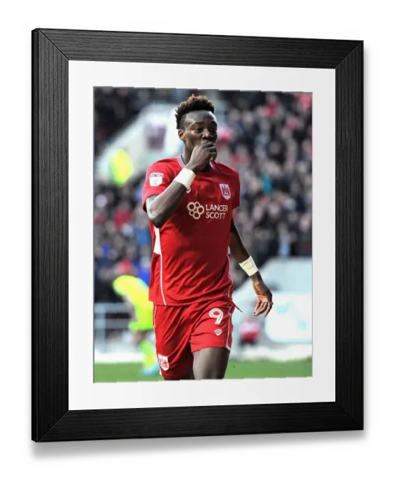 Framed Print : Tammy Abraham's Goal Celebration: Bristol City vs. Reading, Sky Bet Championship (January 2, 2017) Framed Print : Tammy Abraham's Goal Celebration: Bristol City vs. Reading, Sky Bet Championship (January 2, 2017)