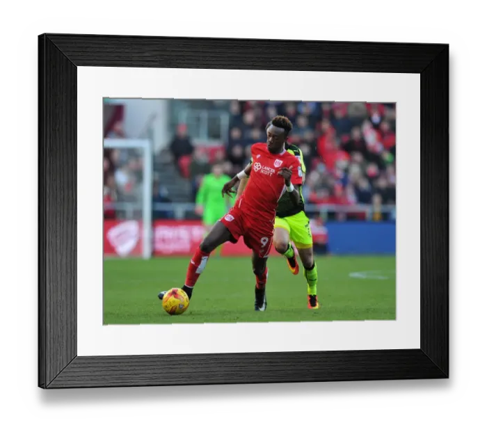 Framed Print : Bristol City vs Reading: Tammy Abraham in Action, Sky Bet Championship 2017