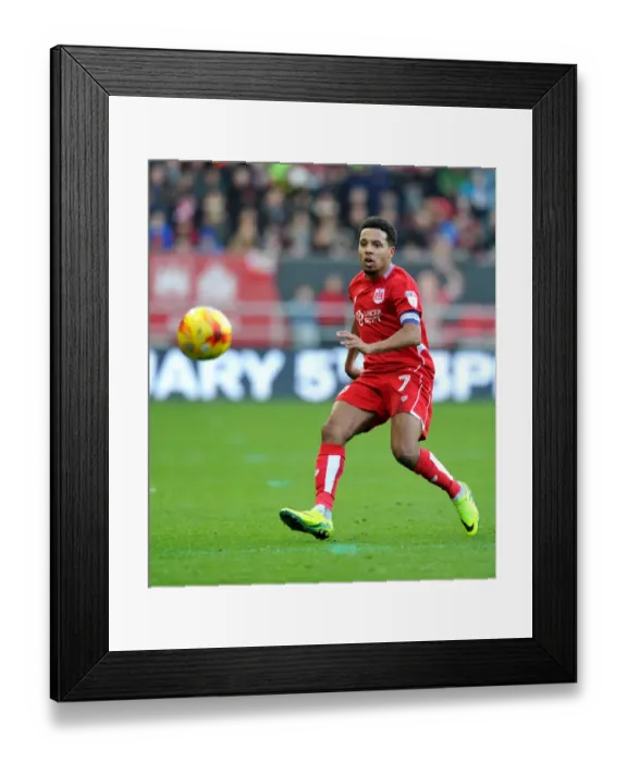 Framed Print : Korey Smith in Action: Bristol City vs. Reading, Sky Bet Championship, Ashton Gate, 2017 Framed Print : Korey Smith in Action: Bristol City vs. Reading, Sky Bet Championship, Ashton Gate, 2017