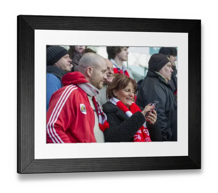 Framed Print : Bristol City vs Reading: Intense Clash in Sky Bet Championship (January 2017)