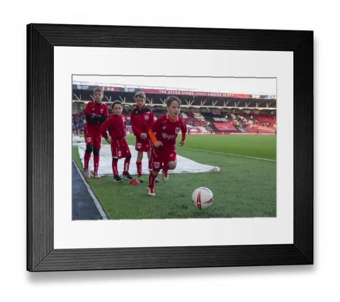Framed Print : Excited Mascot at Ashton Gate: Gearing Up for Bristol City vs Reading, 2017