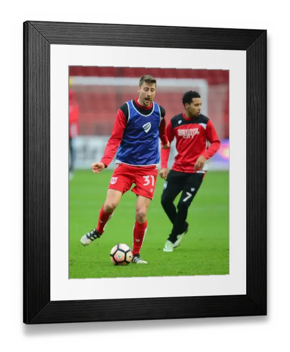 Framed Print : Jens Hegeler in Action: Bristol City vs. Fleetwood Town, FA Cup Third Round, Ashton Gate, January 2017 Framed Print : Jens Hegeler in Action: Bristol City vs. Fleetwood Town, FA Cup Third Round, Ashton Gate, January 2017