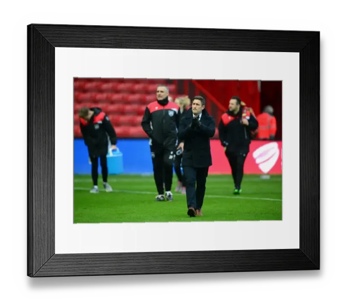 Framed Print : Johnson Rallies Bristol City: FA Cup Battle Against Fleetwood Town at Ashton Gate Framed Print : Johnson Rallies Bristol City: FA Cup Battle Against Fleetwood Town at Ashton Gate