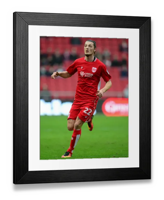 Framed Print : Milan Djuric in Action: Bristol City vs. Fleetwood Town, FA Cup Third Round, Ashton Gate Framed Print : Milan Djuric in Action: Bristol City vs. Fleetwood Town, FA Cup Third Round, Ashton Gate